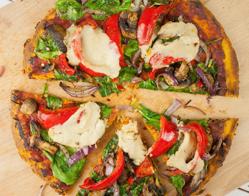 pizza 100% légumes