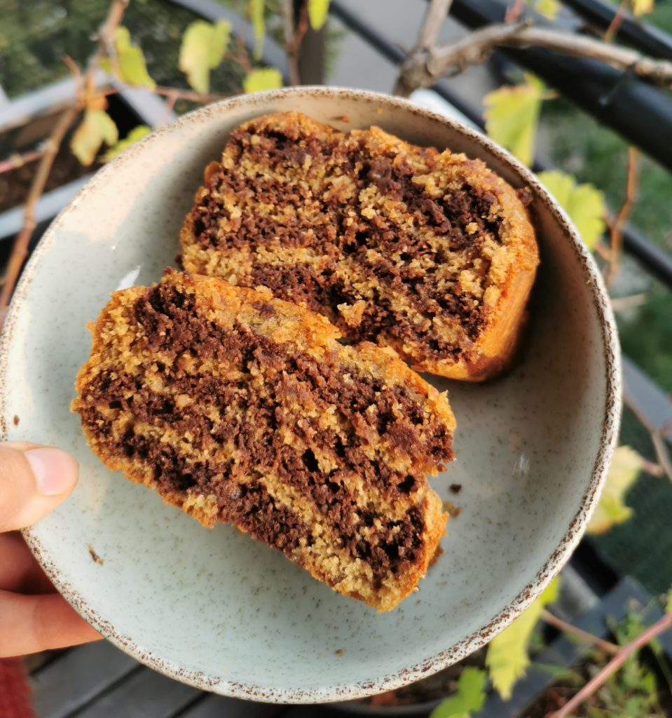 Cake marbré sans beurre et sans gluten