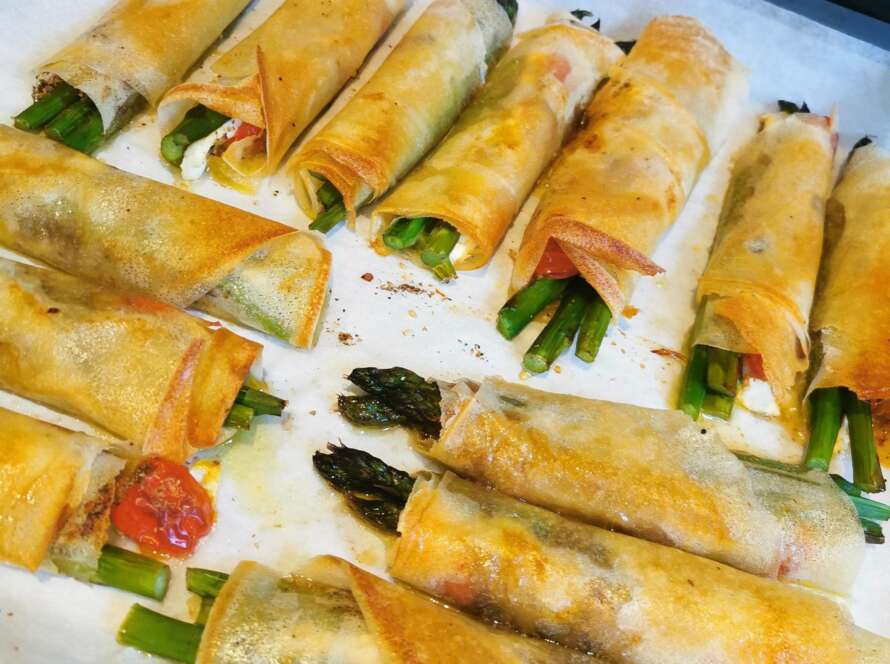 Croustillant d'asperges
